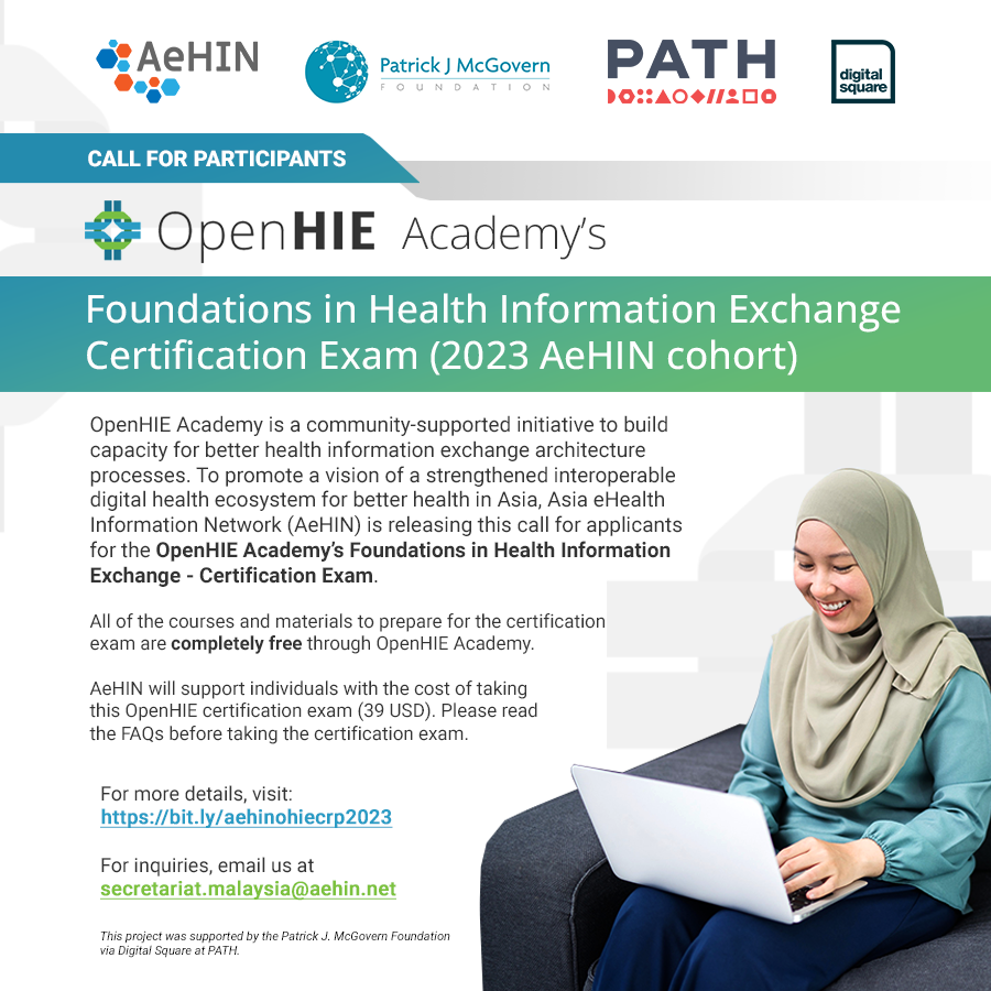 CALL FOR PARTICIPANTS OpenHIE Academy s Foundations in Health